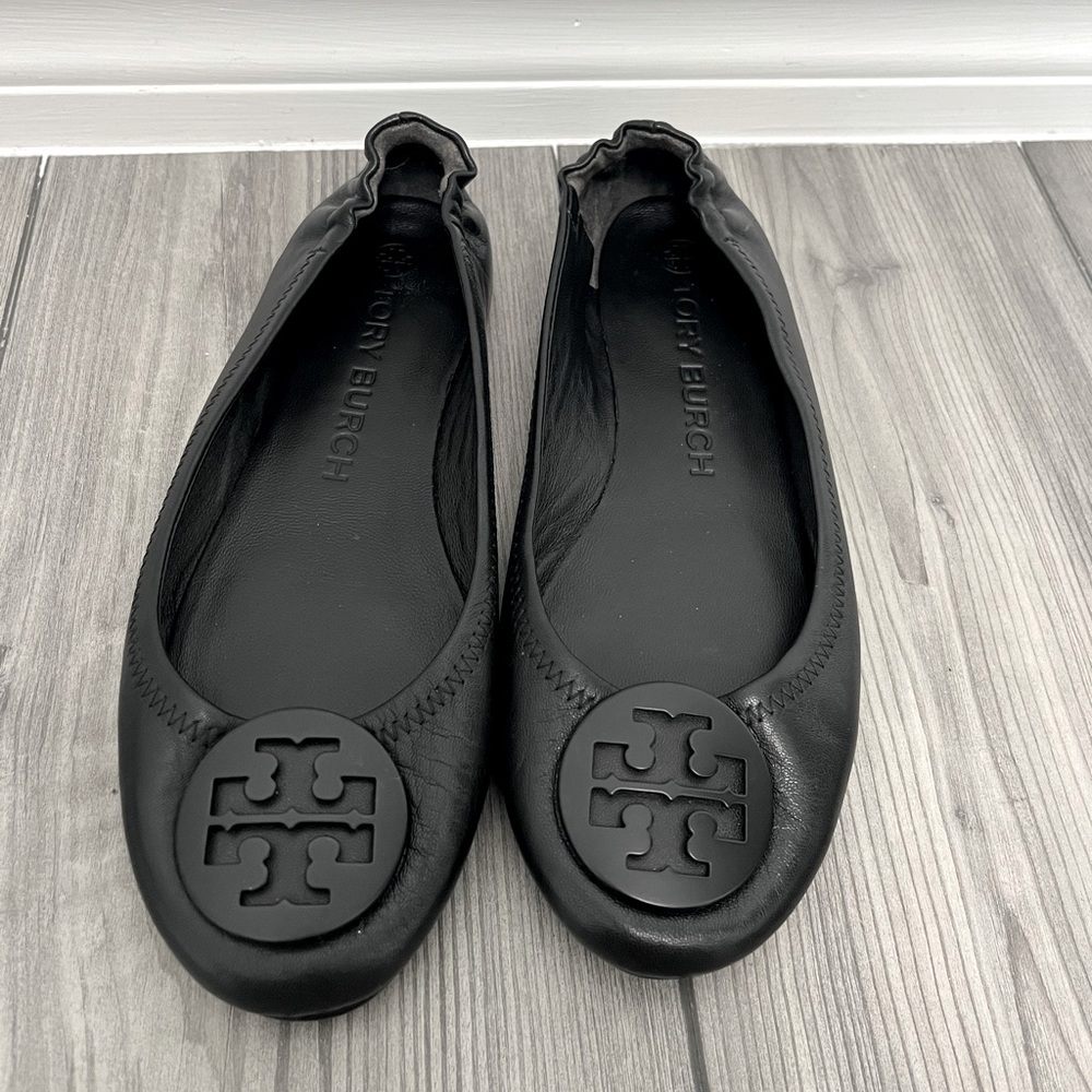 Tory Burch flats, black size 7